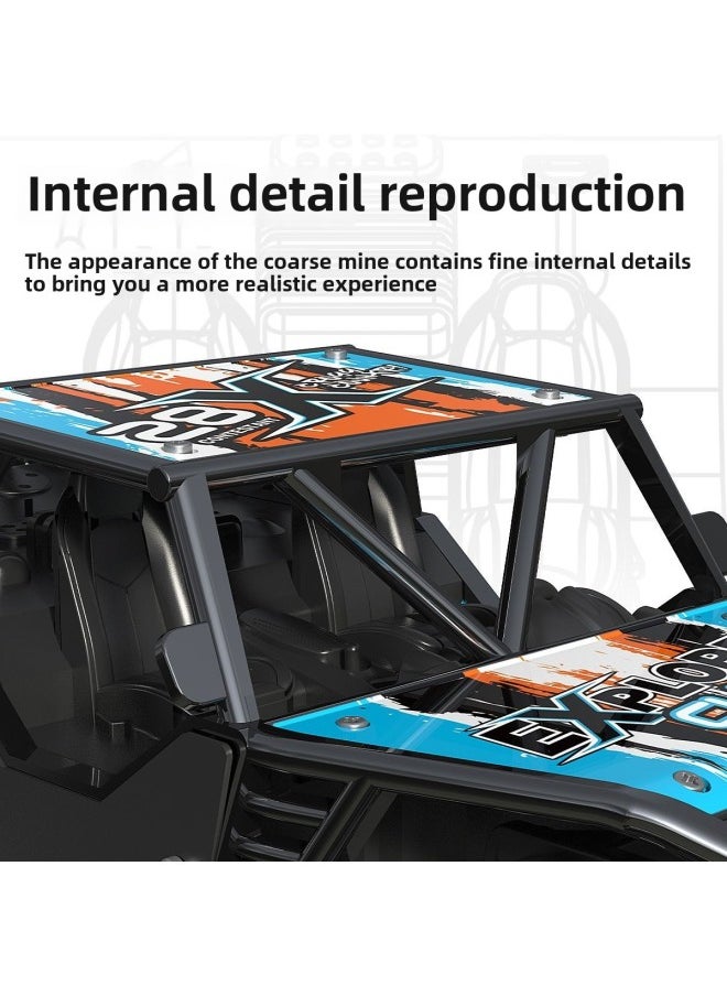 (super Hundred! Remote Control Toys Wholesale) Remote Control Car Off-road Climbing Car Racing Boy Children's Gift-Color:2.4g Remote Control Sports Car (blue)-Scale:[exquisite Gift Box]  - Image 4