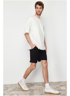 Black Regular/Normal Fit Basic Shorts TMNSS24SR00026