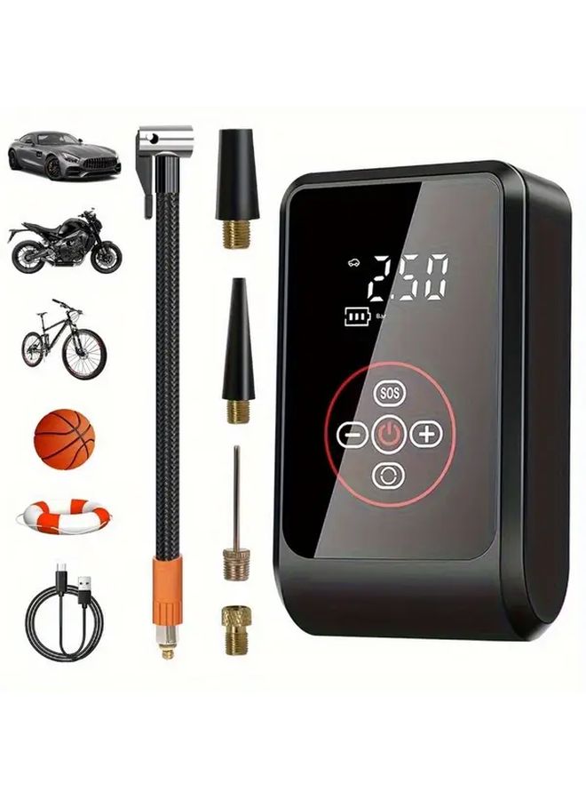 Cordless Tire Inflator Portable Digital Display USB C Charging Fast Inflation Compact - Image 2