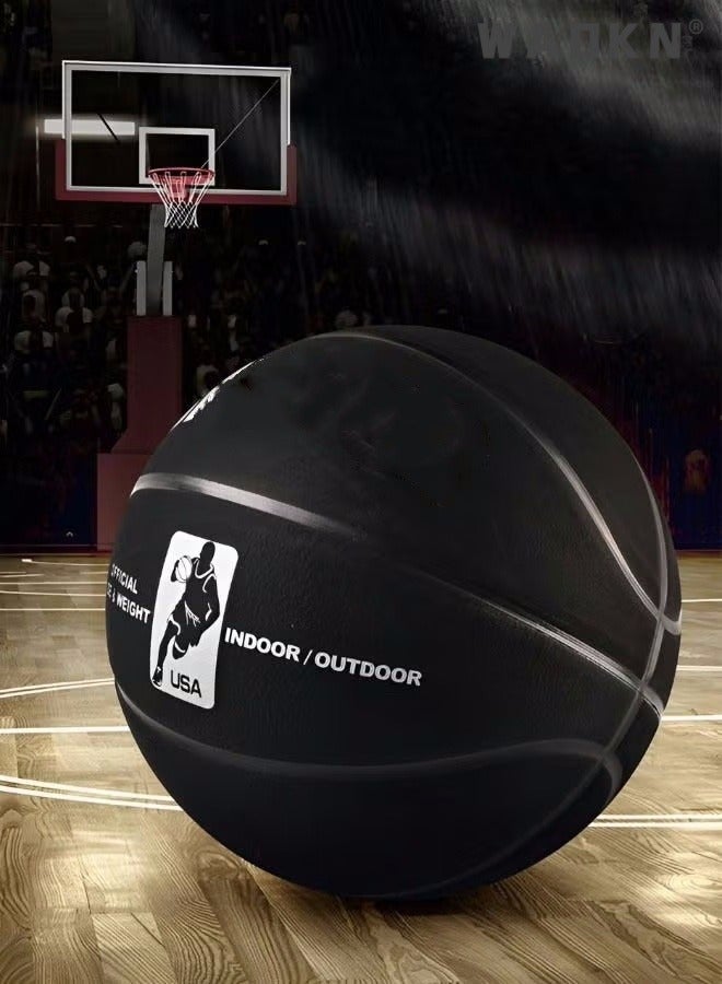 WAOKN Basketball 29.5" Standard Offical Size 7 Indoor Outdoor Basketball ,Basketball Standard Offical Indoor Outdoor Basketball Leather Game Basketball Game Training Universal Outdoor Sports Goods - Image 2