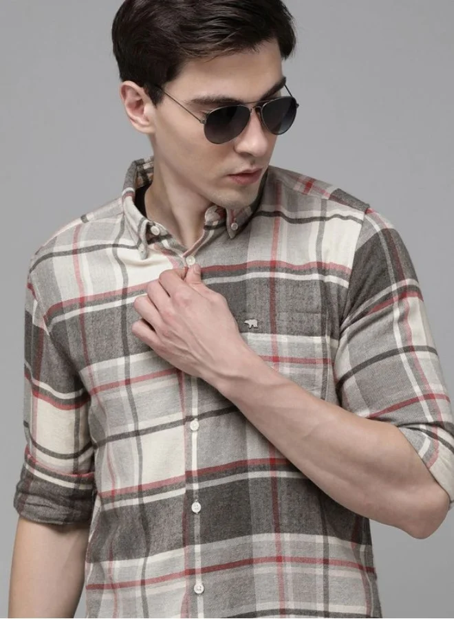 THE BEAR HOUSE Men's Shirt for Casual and Formal Wear | Classic Button-Down Style for Office, Daily Use, Travel, Events & All-Season Outfits | Versatile & Stylish Wardrobe Essential for Every Occasion