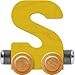 Maple Landmark NameTrains Bright Letter Car S Made in USA Yellow - Image 2