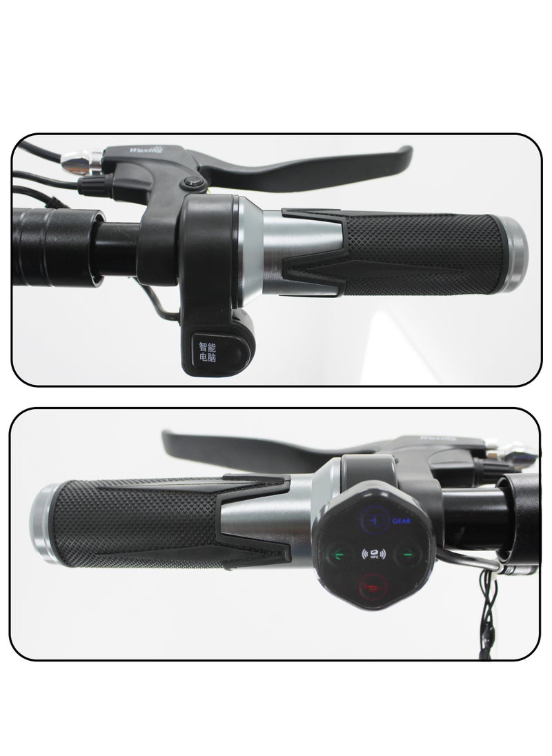Leaders - LEADERS Electric Scooter with Chair 500W 13AH 48V 50km/h, 11" Off Road Tires Dual Lights Black and Red - Image 1
