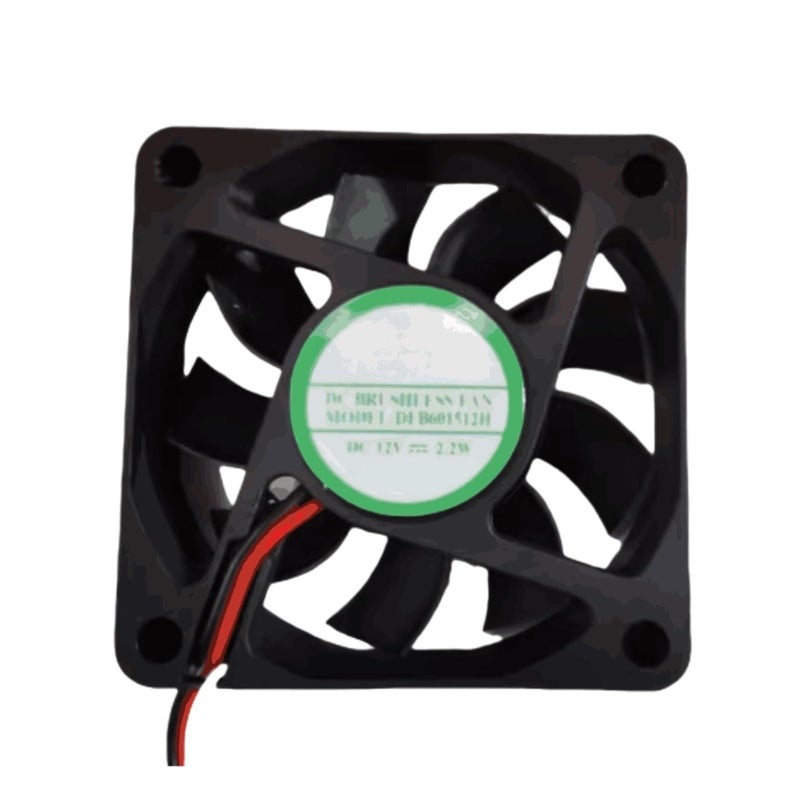 DFB601512H 12V 0.25A 2 Wire Cooling Fan DC Brushless 40x40x10mm - Image 2