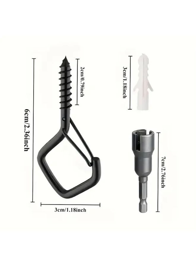 41 قطعة خطافات معدنية متينة بقفل أمان مضاد للسقوط للإضاءة البونساي وعيد الميلاد - Image 4