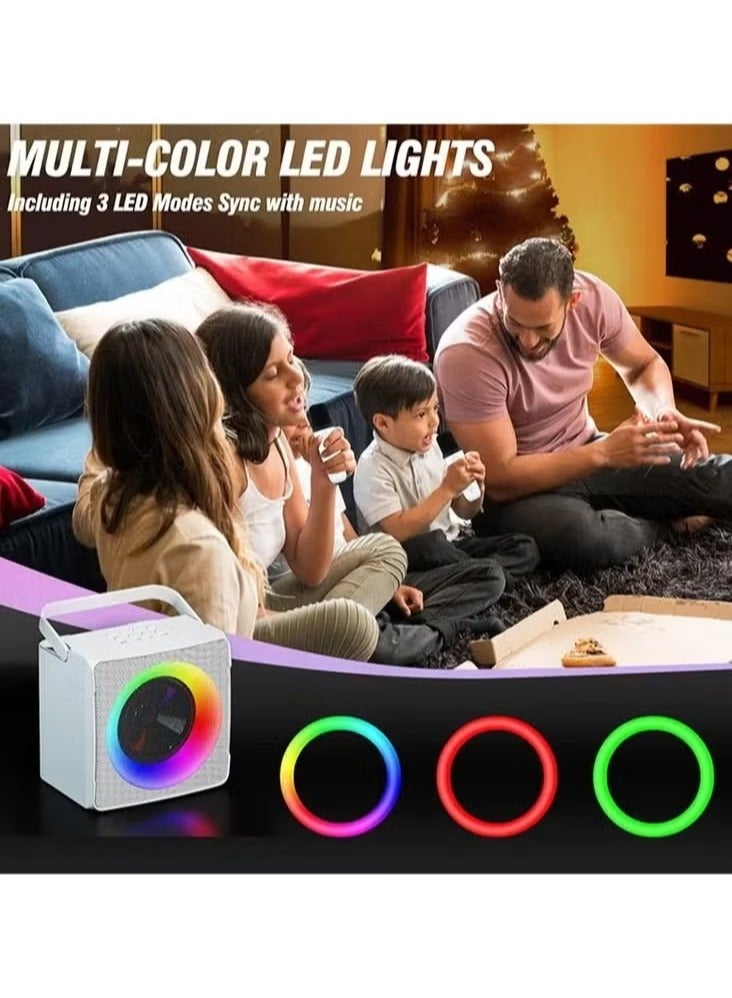 ELTRAZONE SD-508 Home & Outdoor Portable Bluetooth Speaker with Dual Wireless Microphones – Powerful Sound, Waterproof, Long Battery Life, Ideal for Karaoke, Parties, and Events  - Image 2