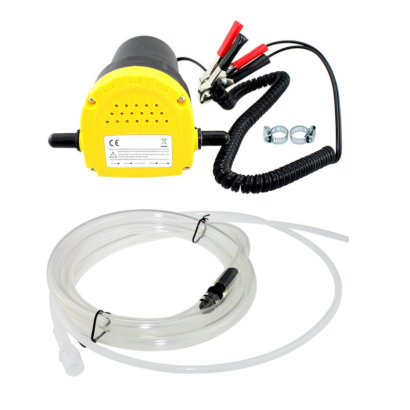 12V Oil Pump: Multicolor ABS Housing - Easy Quick Operation, Long Service Life for DIY Car Engine Oil Change - Image 1