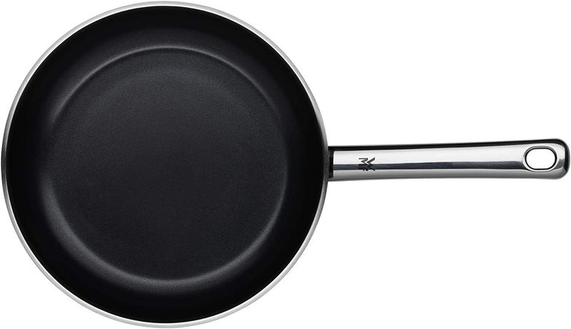 WMF Ceramics Frying Pan Set (2 Pieces), Polished Stainless Steel, 24 and 28 cm - Image 3