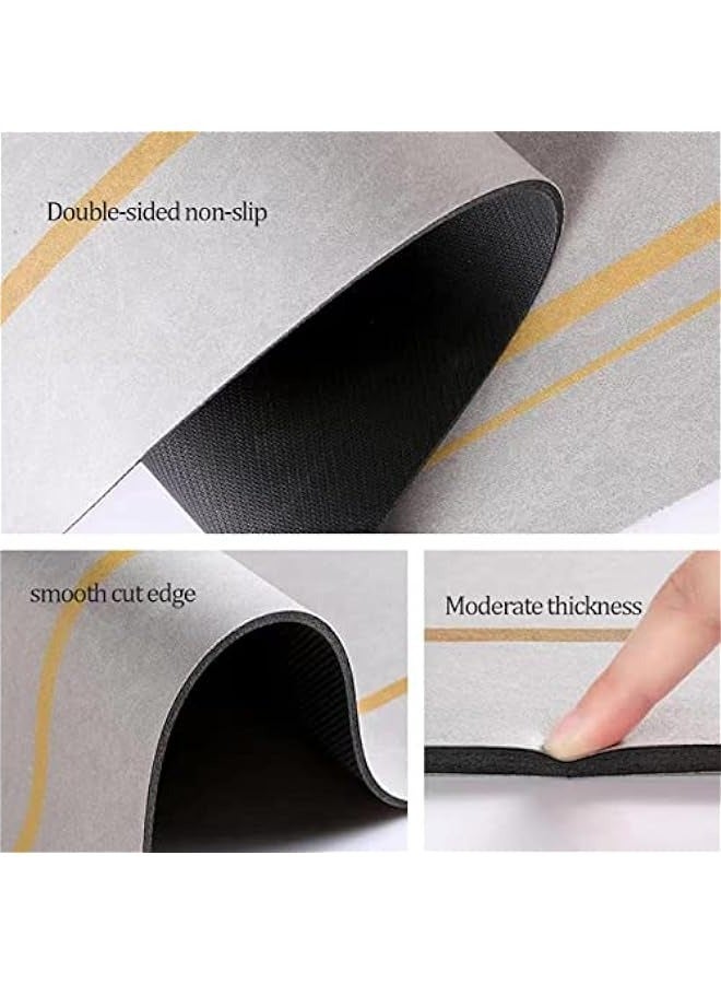 MIXDE Light Grey Kitchen Drying Mat - 20X24 Inch Coffee Maker Pad for Countertops - Image 4