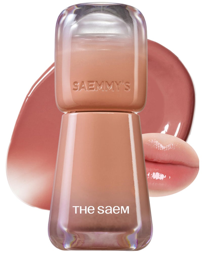 THESAEM Saemmys Ade Shot Tint Korean Lip Tint Water Gel Lip Stain with Plump Glowy Moisturizing Finish Buildable Radiant Gloss LongLasting Comfort 01 floz 07 Orange Ceylon - Image 2