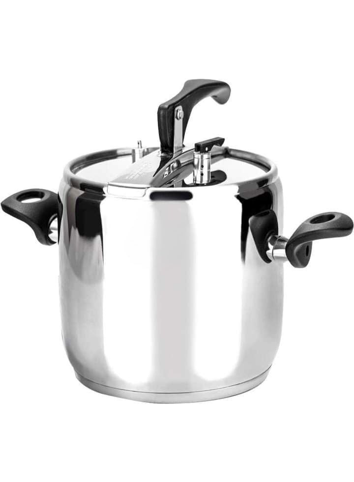 12L Manual Pressure Cooker – Large Capacity Pressure Cooker for Fast Food Preparation – Suitable for Everyday Use - Image 1