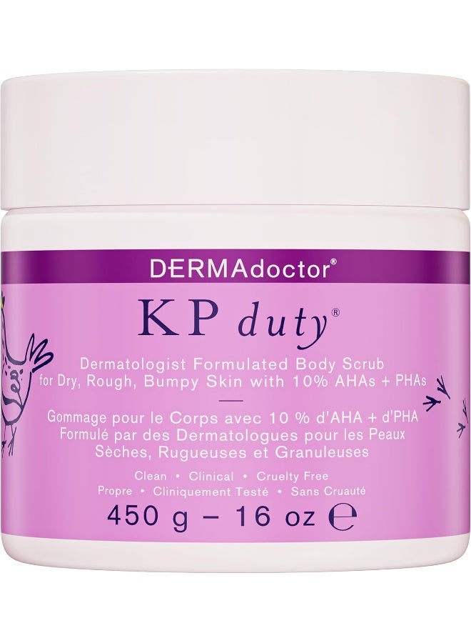 DERMAdoctor Kp Duty Body Scrub 16 Fl Oz  - Image 1