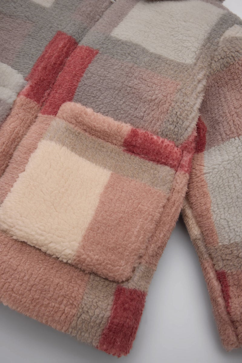 ديفاكتو كارديجان بيبي بناتي كاروهات ناعم قصة عادية بياقة قميص - Image 3