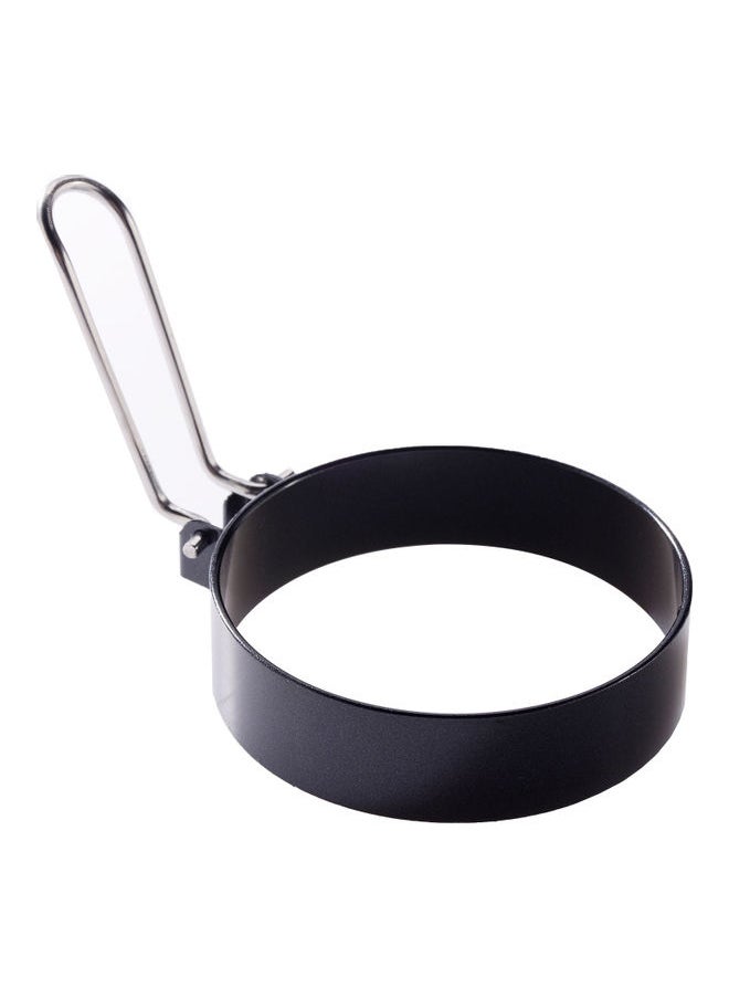 NIBEMINENT - Pancake Shaper Egg Frying Mold with Handle black 16.00 x 3.50 16.00cm - Image 1