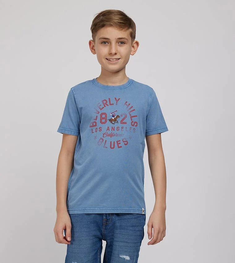 Round Neck Printed T-Shirt