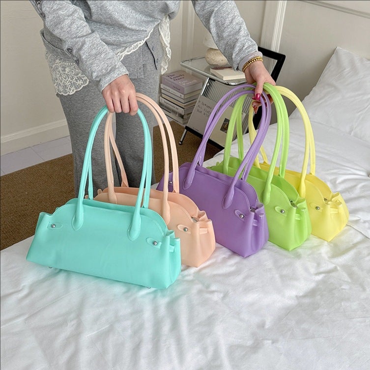 PVC Candy Color Shoulder Bag - Image 1