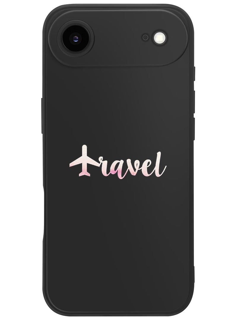 Theodor Protective Slim Fit Case Liquid Silicone Cover with Full Body Protection Anti-Scratch Shockproof Case For Apple iPhone 17 Air (Black) Travel - Image 1