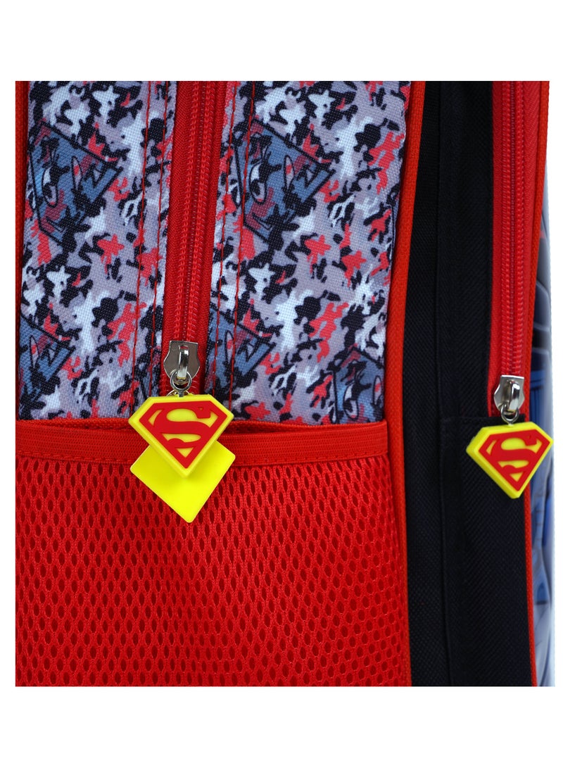 ترو كير مجموعة حقيبة مدرسية سوبرمان درع العدالة  في  من وارنر براذرز  بوصة - Image 5