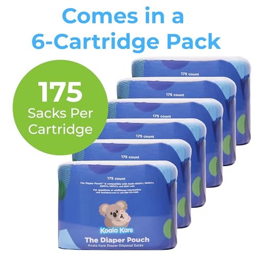 Koala Kare The Diaper Pouch™ - Diaper Disposal Sacks for Koala Baby Changing Stations, 175 Sacks per Cartridge, Model KB160-X6 (6 Pack of Cartridges) - Image 3