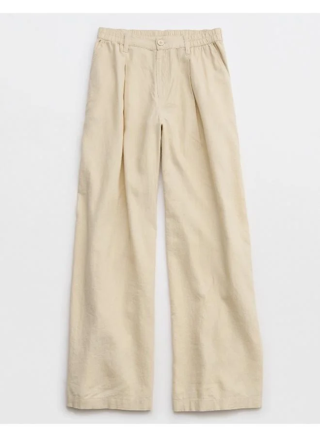 Aerie High Waist Wide Leg Pants  Trouser