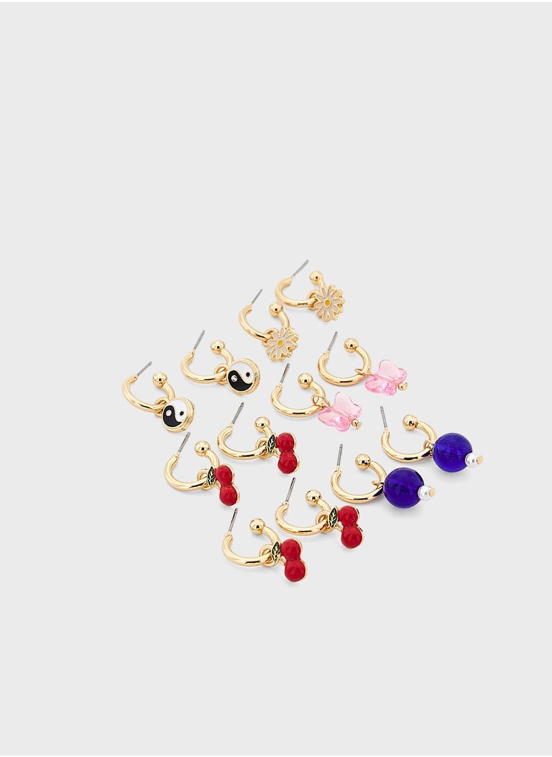 Ginger - 6 Pair Earring Set - Image 1