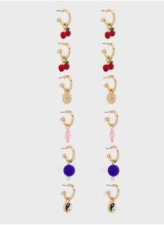6 Pair Earring Set