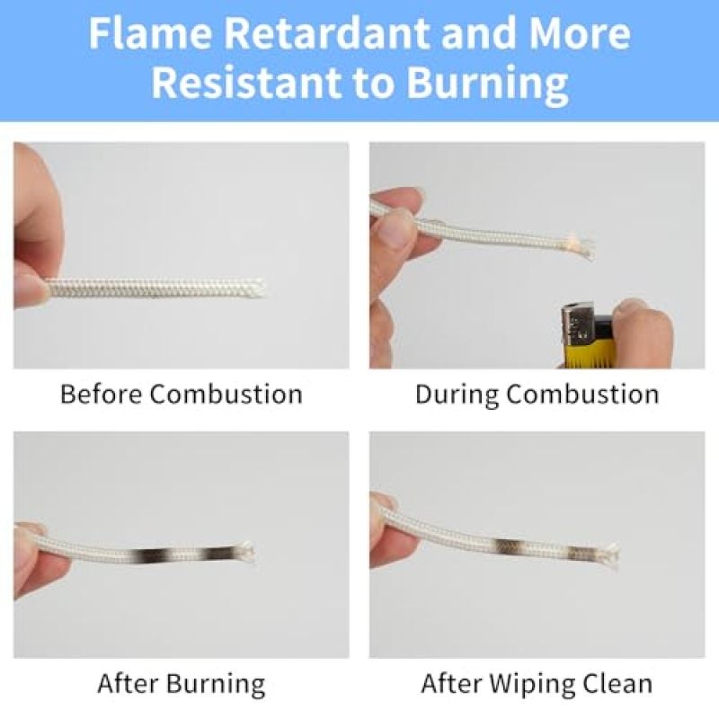 High Temperature Wire 2.5mm² 5m Mica Glass Fiber Cable - Heat Resistant Electrical Cable For Kiln and Oven Wiring - Image 4
