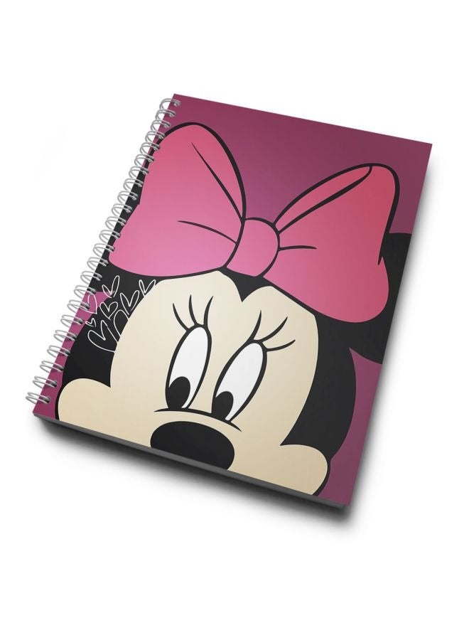 LIT دفتر ملاحظات حلزوني مطبوع عليه وجه ميني ماوس الجذاب - Image 2