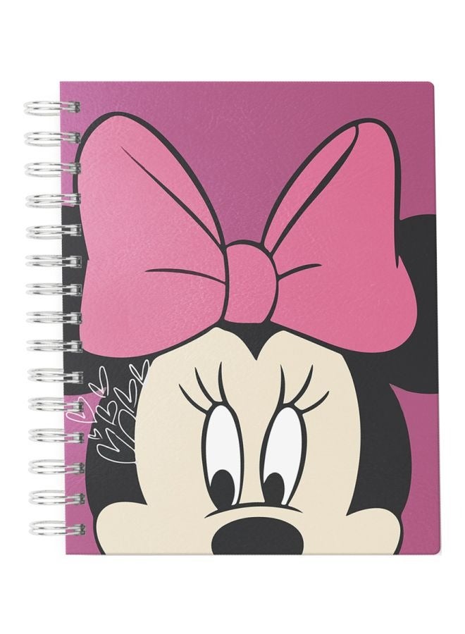LIT دفتر ملاحظات حلزوني مطبوع عليه وجه ميني ماوس الجذاب - Image 1