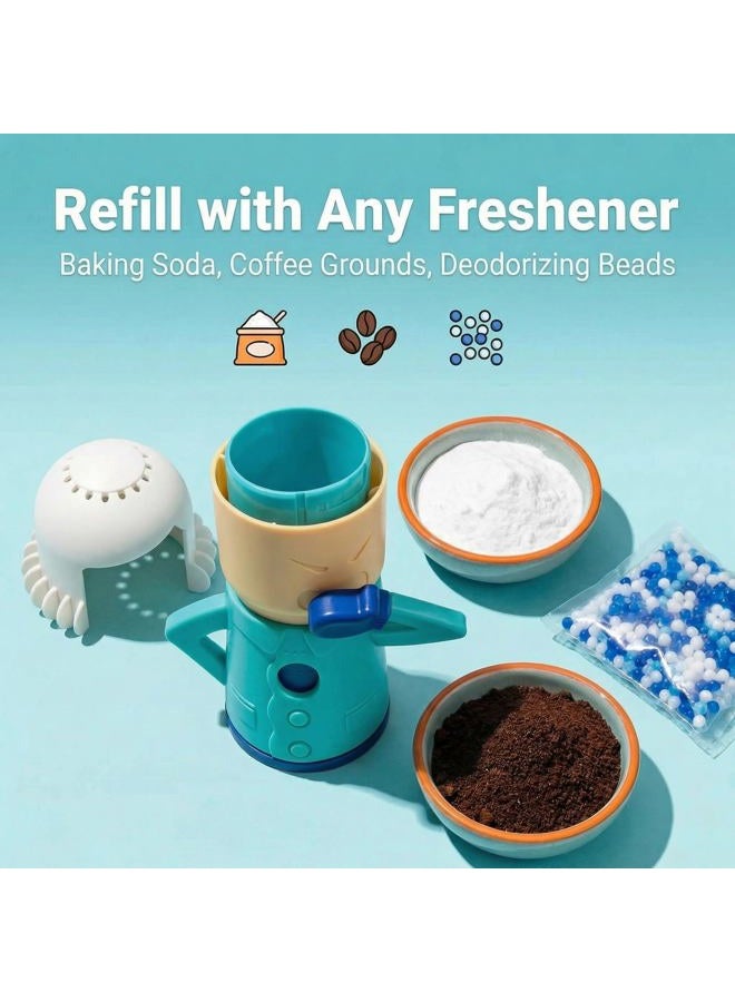 Aivwis Chilly Mama Fridge Deodoriser, Angry Mama Fridge Cleaner, Freezer Odor Freshener Remover, Add Baking Soda Reusable Cute Kitchen Gadgets - Image 3