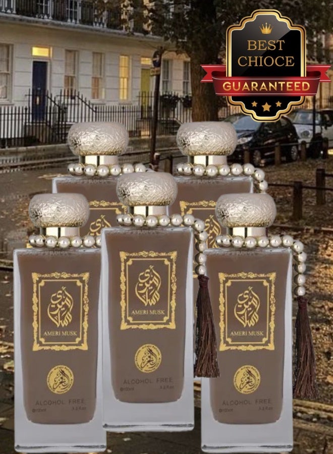 الفخر 5 قطع عطر أميري مسك 100مل - Image 1