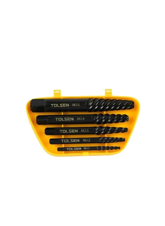 تولسن طقم شفاط براغي 5 قطع، 33505، أصفر/أسود