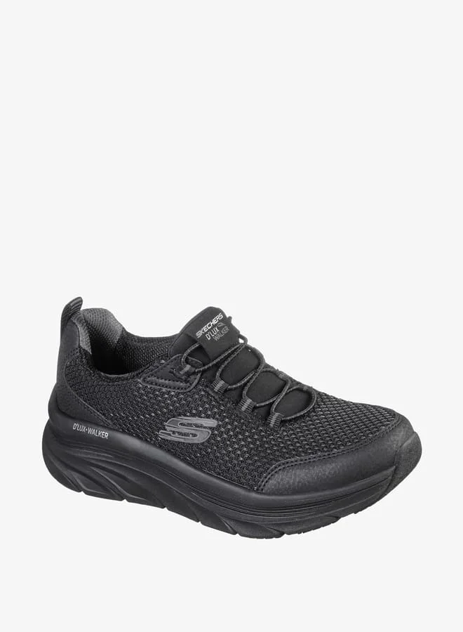 SKECHERS Womens Lace-Up Walking Shoes - D LUX WALKER