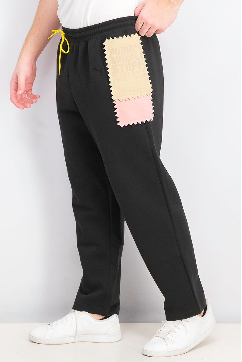 PUMA Men Sportswear Fit Training Sweatpants, Black Combo  - Image 2