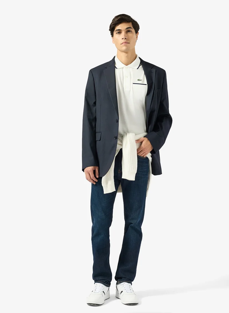 LACOSTE  Classic Fit  Pocket Detail Piqué Polo for Men | Best Price UAE