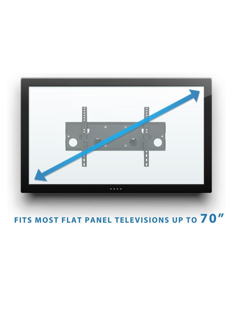 Dual Arm Articulating TV Wall Mount [32" to 65" Displays] [165 Capacity] Mounting Bracket for Large Flat Screen LCD LED OLED and Plasma TVs Compatible up to 600x400 - Image 4
