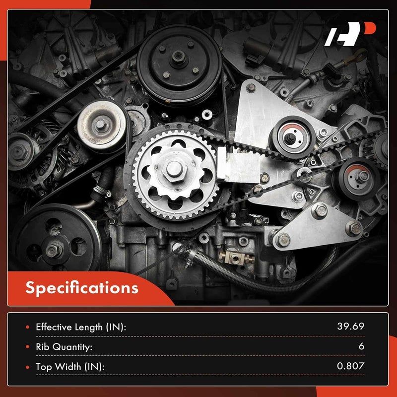 A-Premium Engine Serpentine Drive Belt for Hyundai and Kia - Image 3