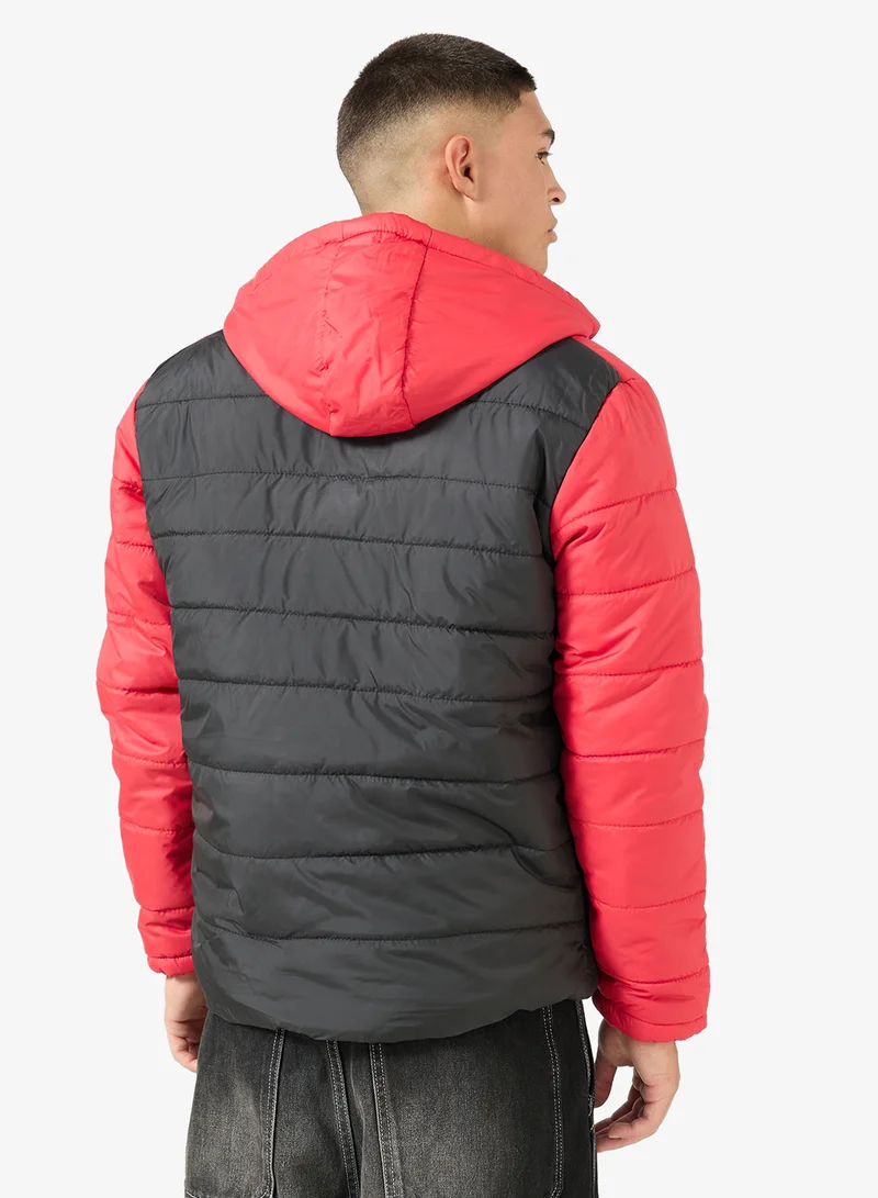 سفنتي فايف جاكيت منتفخ بغطاء رأس