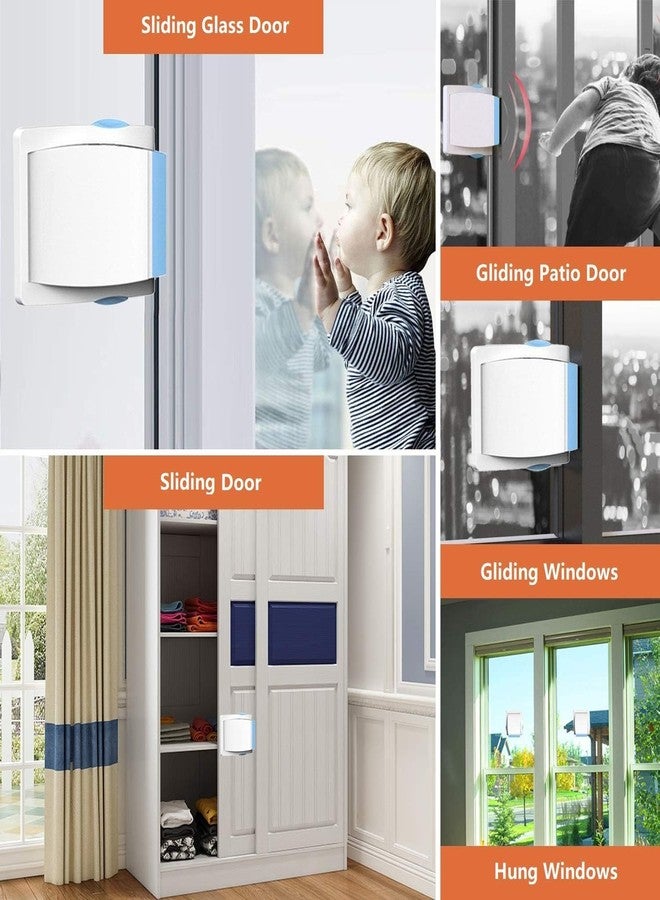 OKEFAN 4 Pack Sliding Door Lock Child Safety (Blue) - Image 4