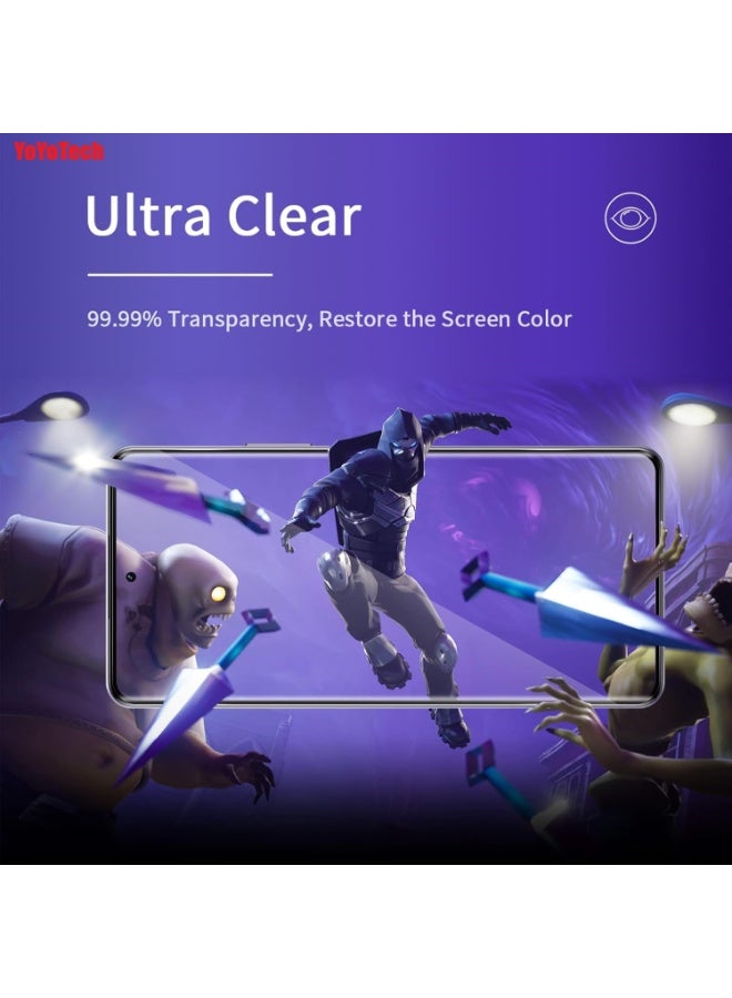YoYoTech Realme 15 Pro 5G Screen Protector HD Tempered Glass,Scratch Resistant,Anti-Fingerprint,Bubble Free,Case Friendly, 9H Tempered Glass Film for Realme 15 Pro 6.8' 2025. - Image 3