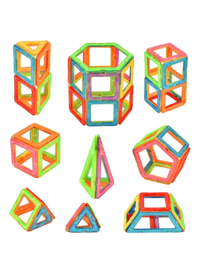 88 Piece Kids' Magnetic Building Tiles Set Colorful Shapes Endless Creations and Educational Construction Adventures - Image 4