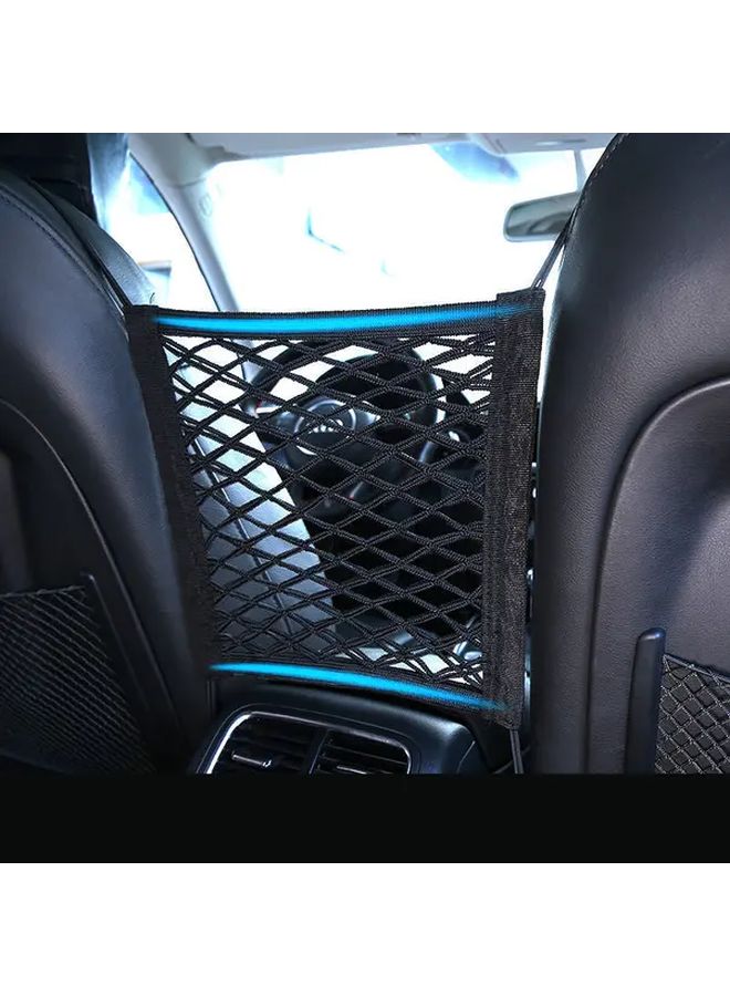 Black High Elastic Double Layer Bungee Net With Four Hooks For Motorcycle Helmet Storage - Image 4