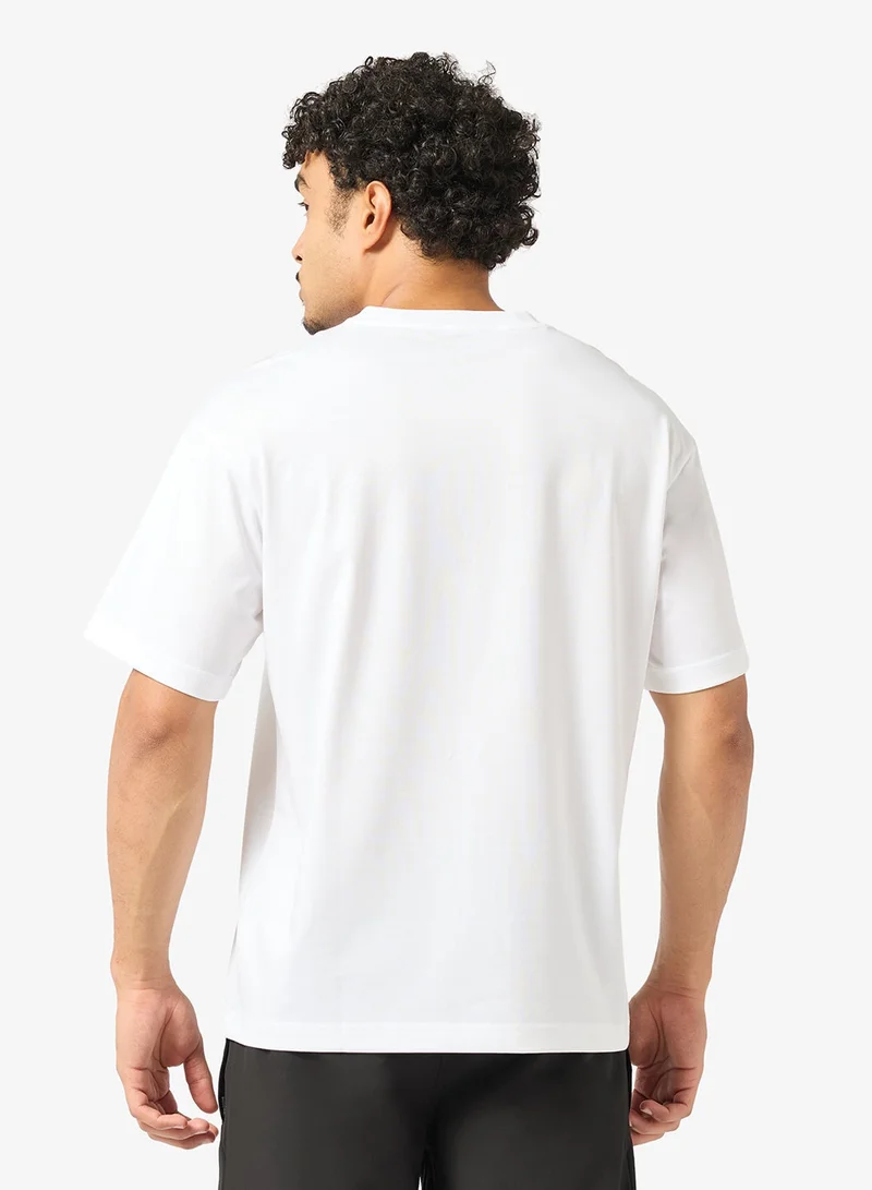 ANTA Sports Club Loose Lifestyle Short Sleeve Tee White