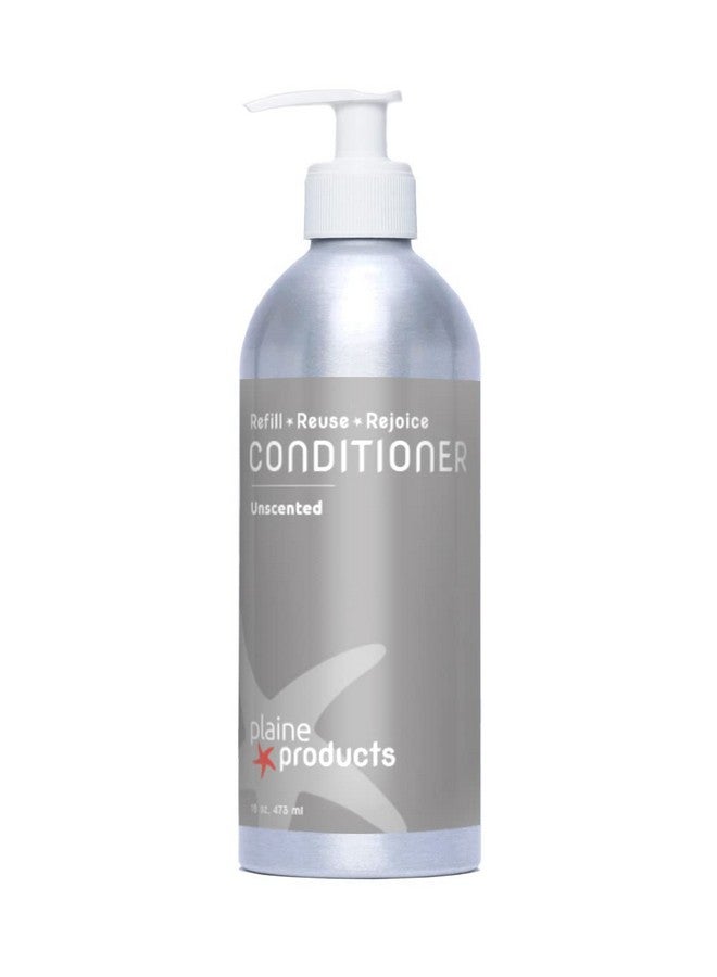 Plaine Products Ecofriendly Conditioner Unscented Sulfate Free 16 Oz (Refillable Bottle With Pump) - Image 2