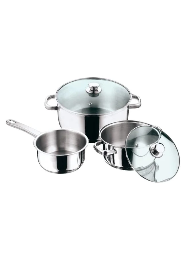 VINOD 5-Piece Stainless Steel Cookware Set with Lid