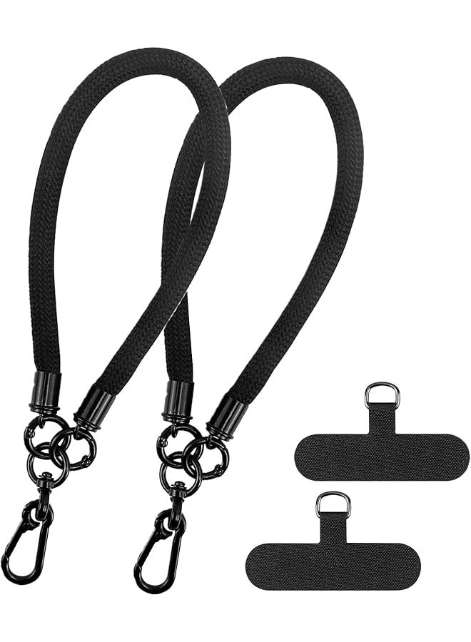 Green Tiger 2-Pack Phone Lanyard, Anti-Theft Wrist Strap, Universal Cell Phone Lanyard, Adjustable Nylon Neck Strap, Crossbody Thick Rope Lanyard, Spacer, Ultra Thin Patch - Image 1