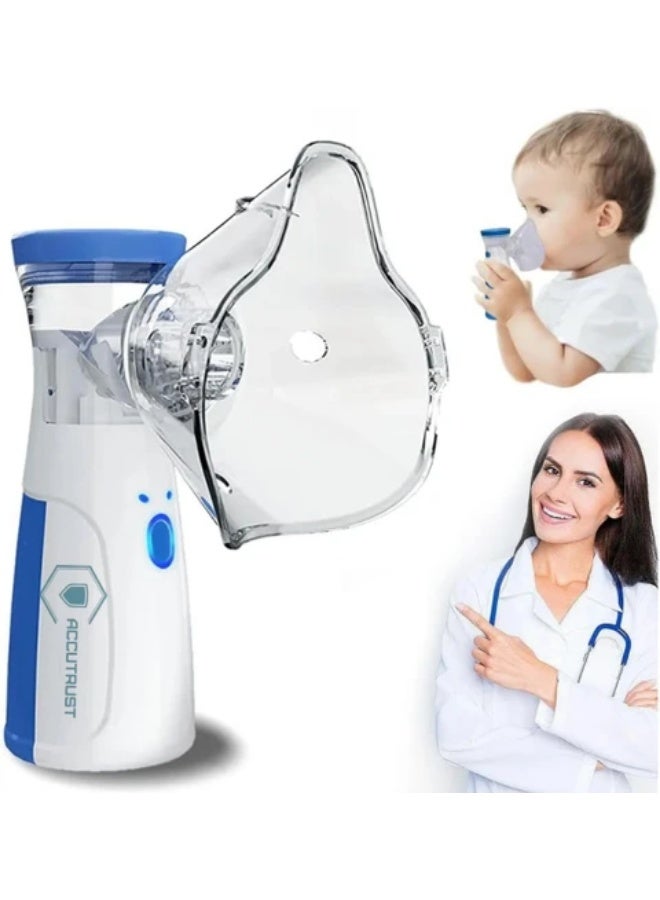 Smart handheld steam inhaler: Breathe deeply and calmly with portable micro-mist technology- It works with batteries or cable. - Image 5