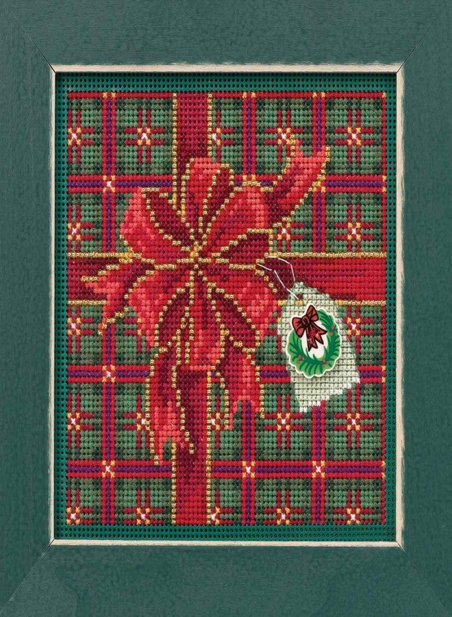 Mill Hill Season of Giving Beaded Counted Cross Stitch Kit Mill Hill Buttons & Beads 2019 Winter Series MH141936 - Image 2