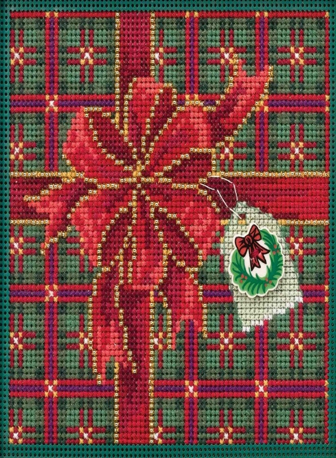 Mill Hill Season of Giving Beaded Counted Cross Stitch Kit Mill Hill Buttons & Beads 2019 Winter Series MH141936 - Image 1
