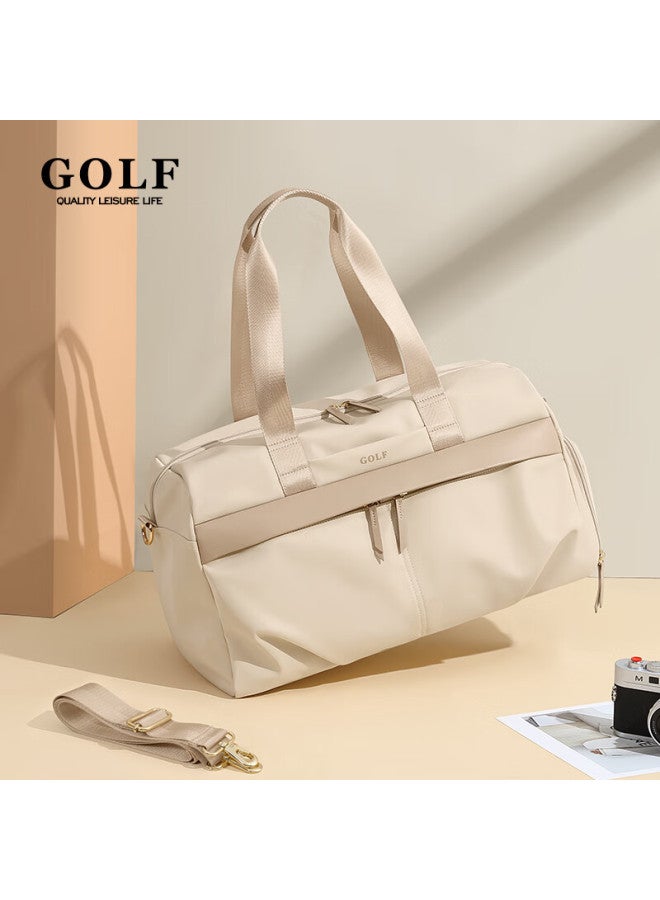 Golf Travel Bag, Sports Fitness Bag For Women, Dry And Wet Separation Handheld Luggage Bag, Business Trip Travel Shoulder Crossbody Bag, Shoe Compartment - Image 1